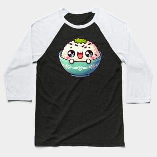 Adorable Rice Bowl Delight Baseball T-Shirt